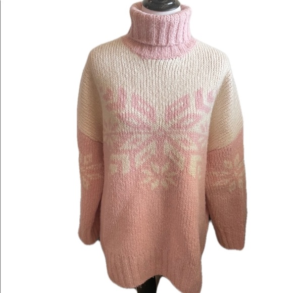 Snowflake turtleneck sweater - Picture 4 of 4